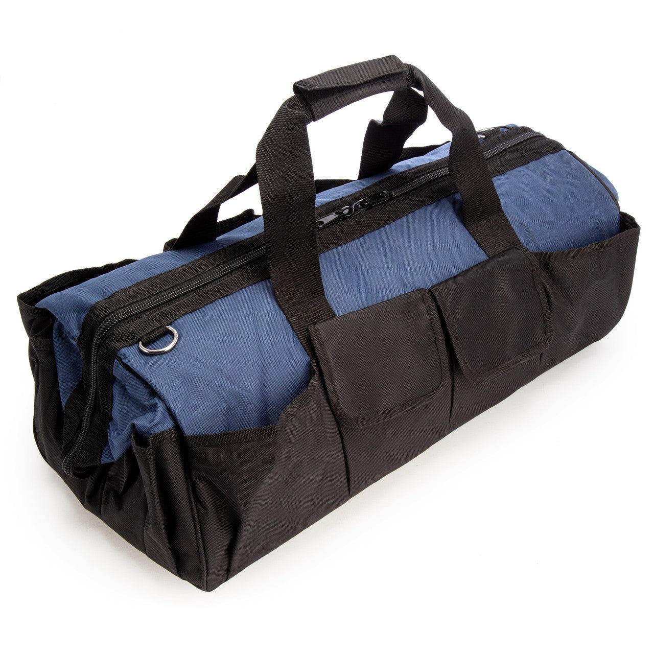 XTrade Wide Mouth Tool Bag Black Blue 600 x 340 x 270mm Nylon Woven X0920001