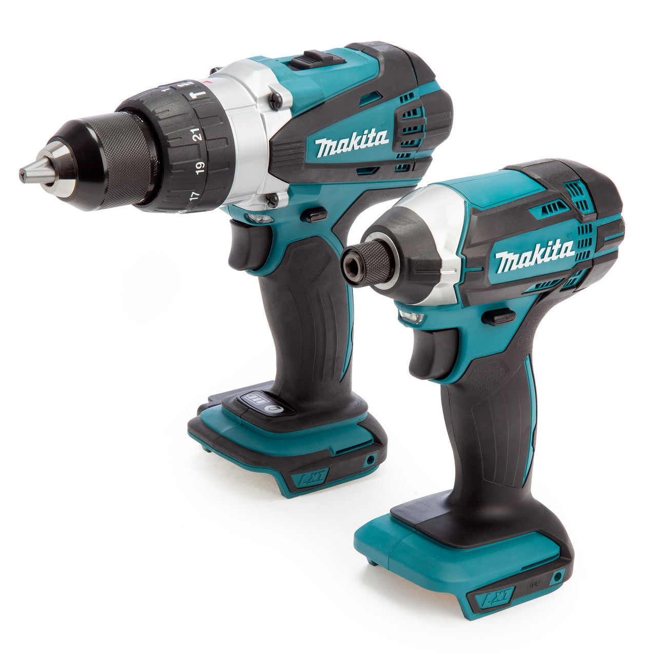 Makita 18V LXT DHP458Z Combi Drill & DTD152Z Impact Driver Makpac Bare DLX2145ZJ