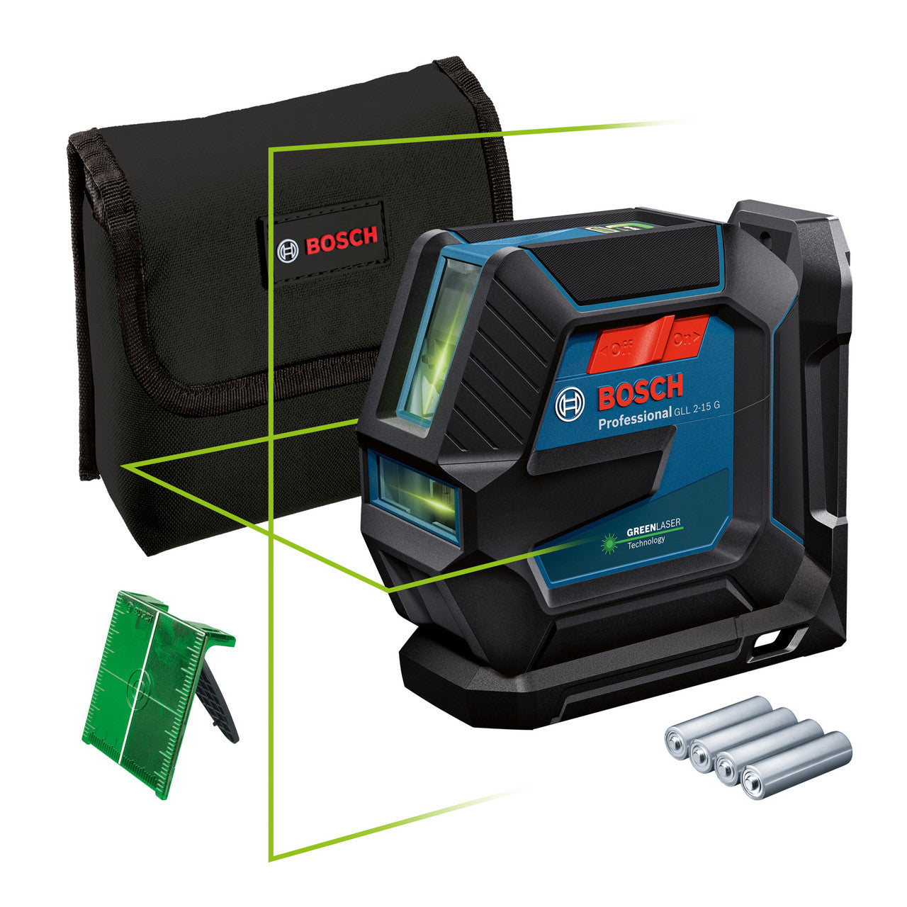 Bosch GLL 2-15 G Professional Green Line Laser