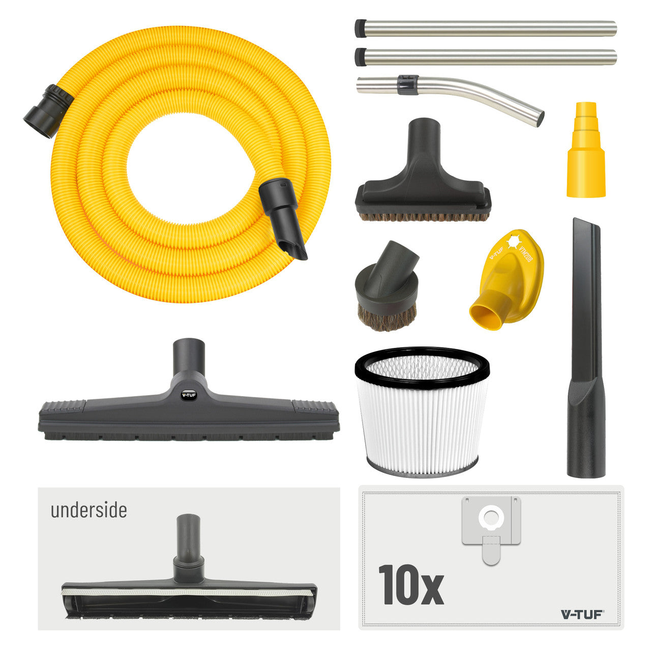 V-TUF M Class Wet & Dry Dust Extractor 30L 240V New Safety Version STACKVAC