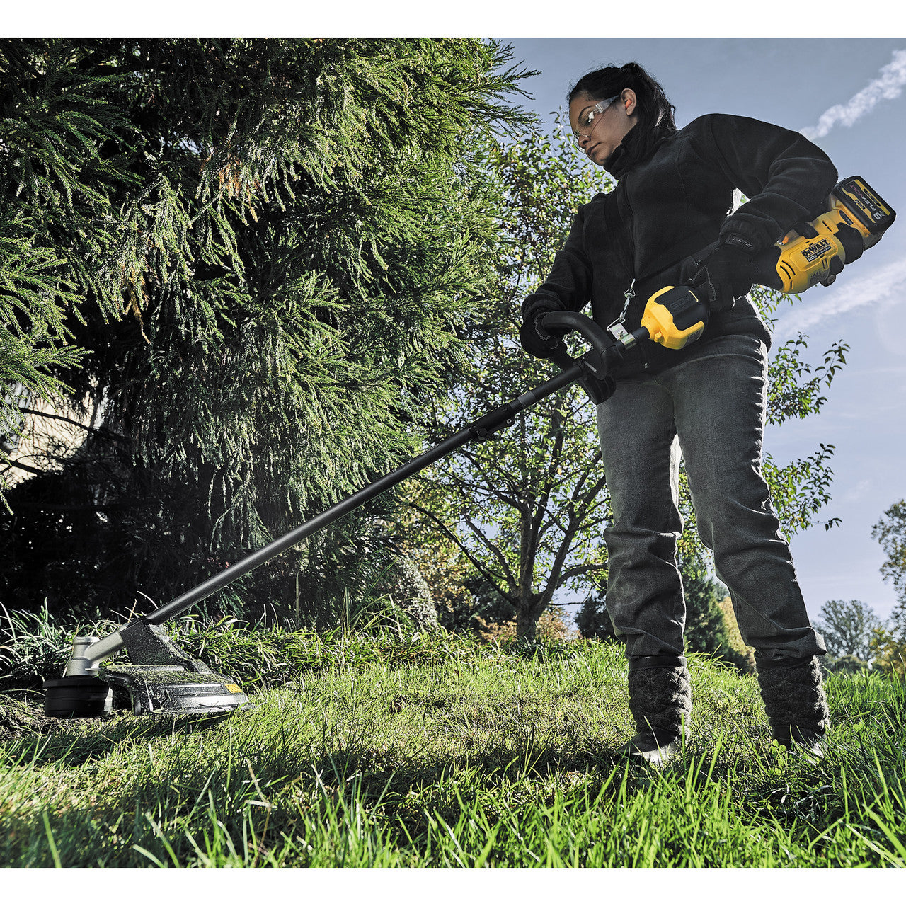 Dewalt DCMAS5713X1 54V XR FlexVolt Split Boom String Trimmer Kit (1 x 9.0Ah Battery)