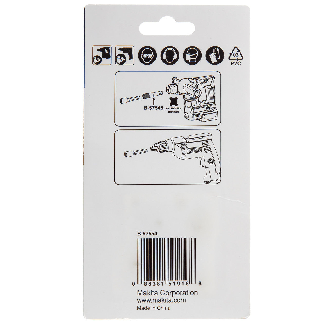 Makita Magnetic Nut Diver Setters 4 Piece 1/4" Hex Shank 8, 10, 12, 13 B-57554