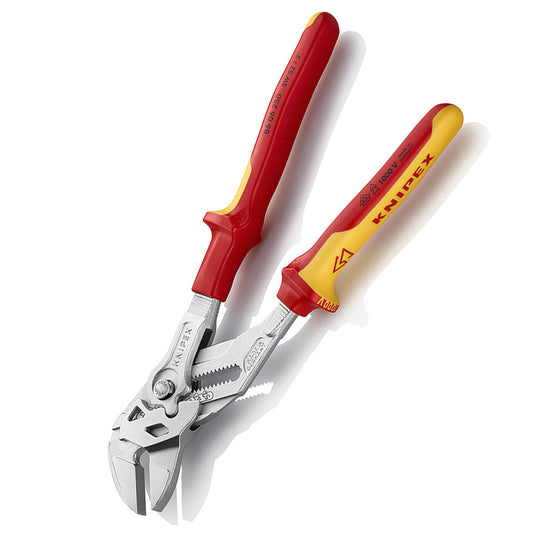 Knipex Plier Wrench VDE 1000V 250mm Parallel jaws Capacity 2 Inch 52 mm 8606250
