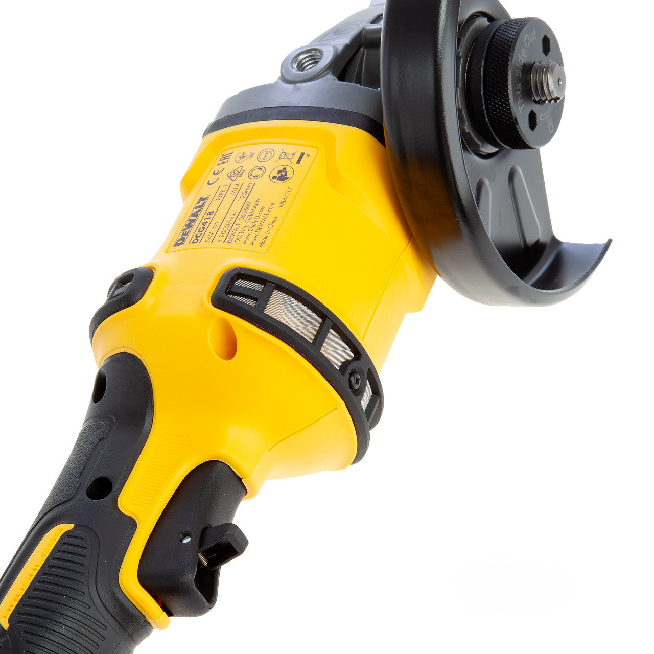Dewalt XR 54V FlexVolt 5" 125mm Angle Grinder Body Only in TSTAK Box DCG418NT