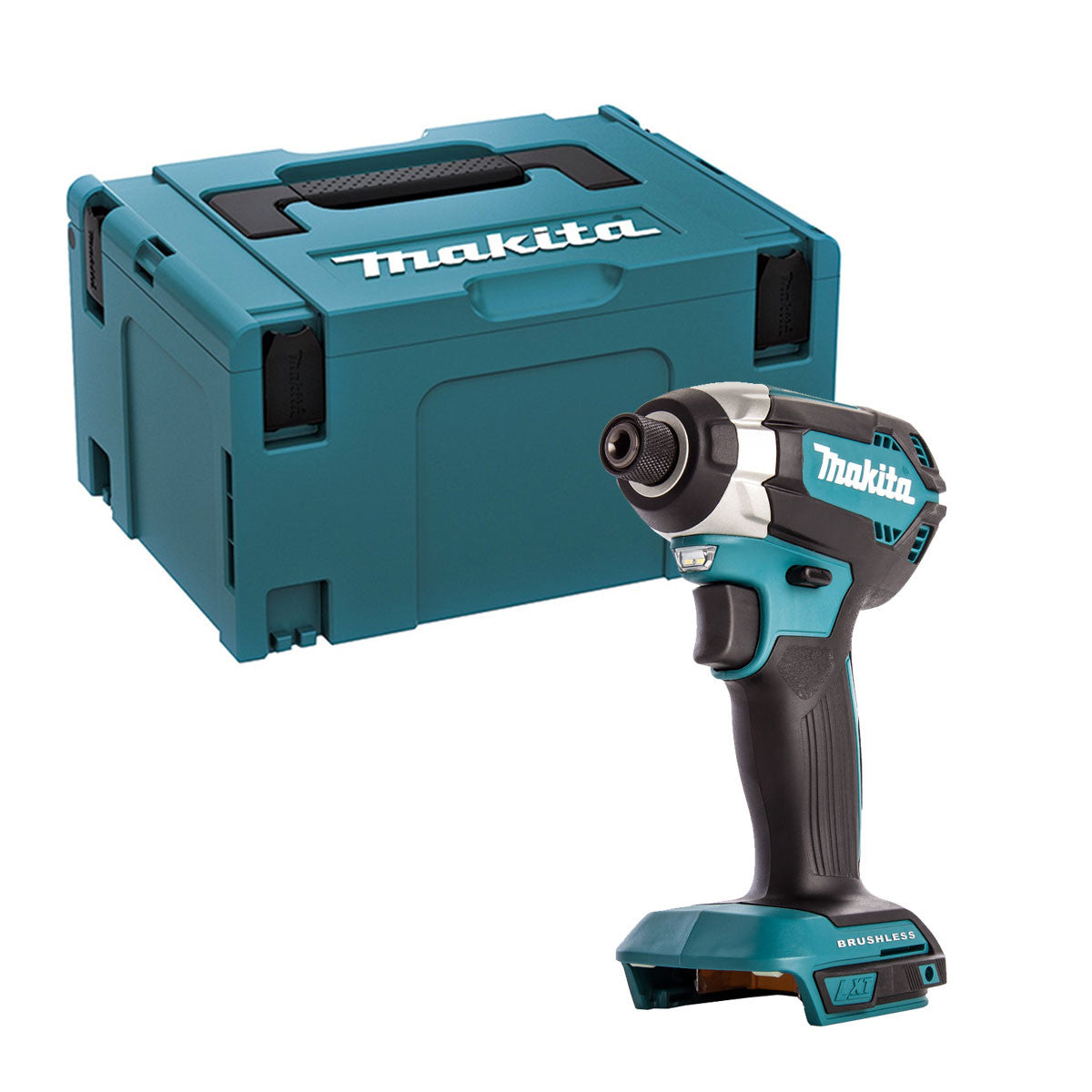 Makita 18V 1/4" Brushless Impact Driver Body Only in MakPac Case DTD153ZJ