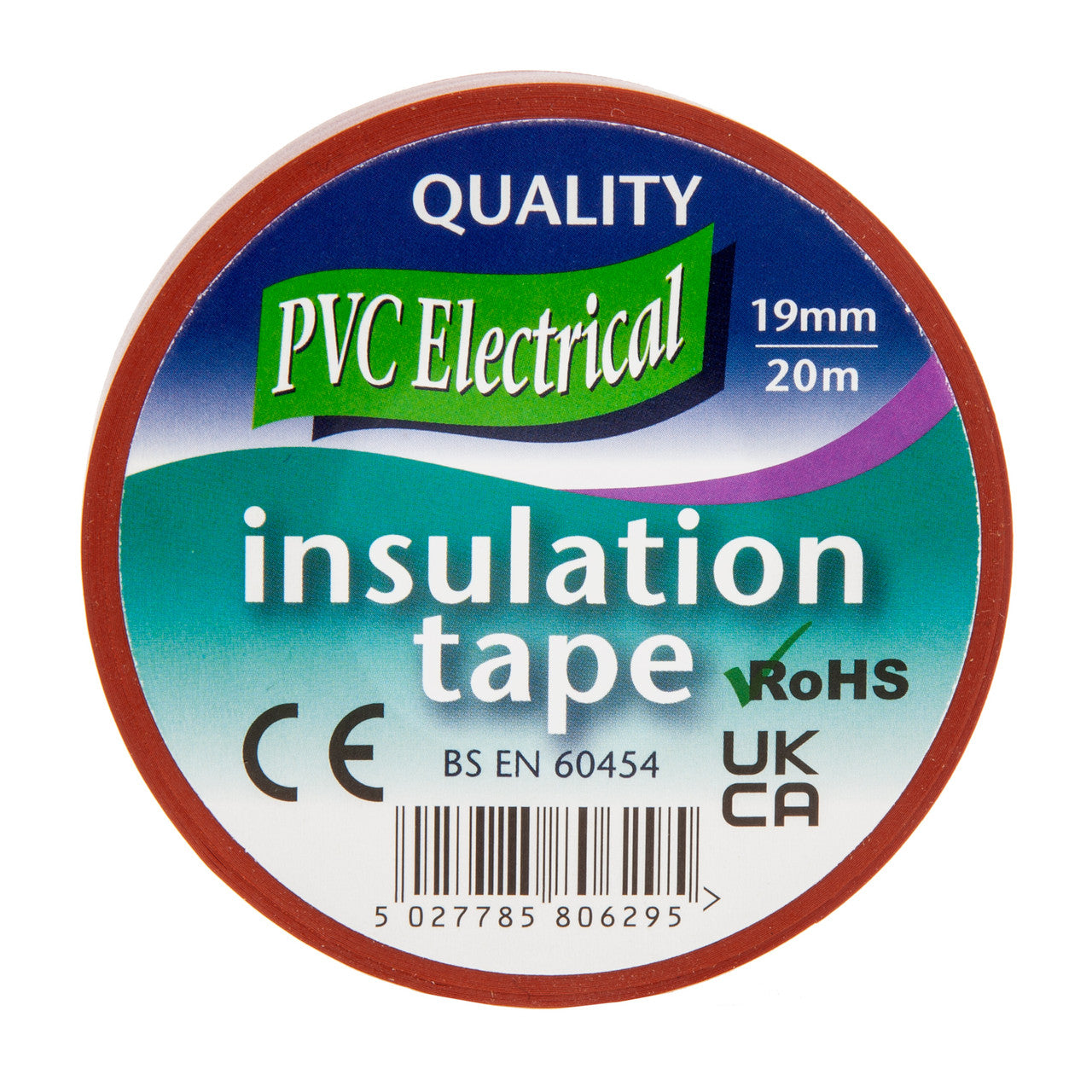 Ultratape PVC Electrical Insulation Tape Brown 19mm x 20m 00351920BR