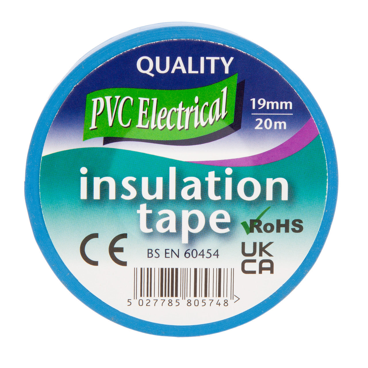 Ultratape PVC Electrical Insulation Tape Blue 19mm x 20m 00351920BL
