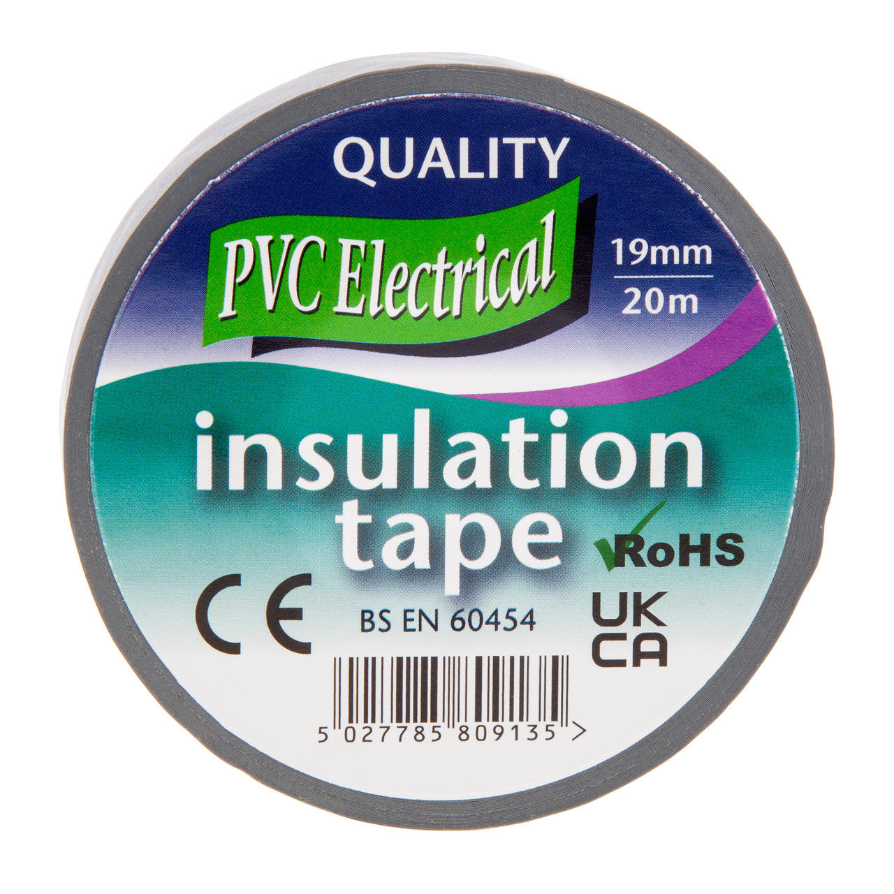 Ultratape PVC Electrical Insulation Tape Grey 19mm x 20m 00351920GY
