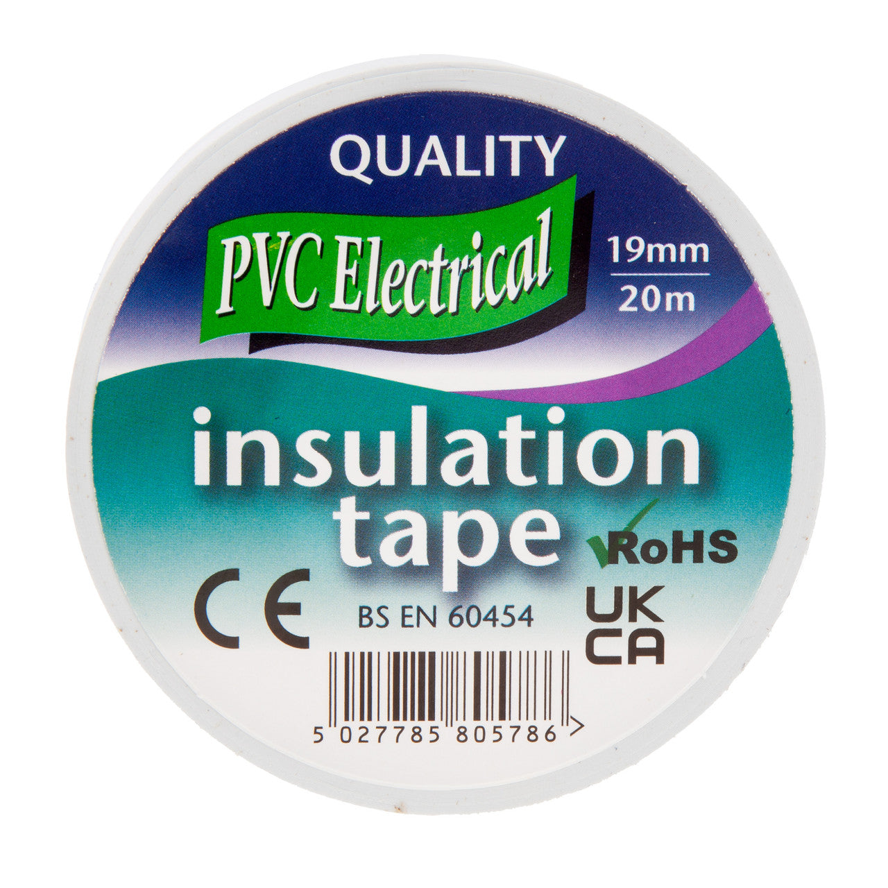 Ultratape PVC Electrical Insulation Tape White 19mm x 20m 00351920WH