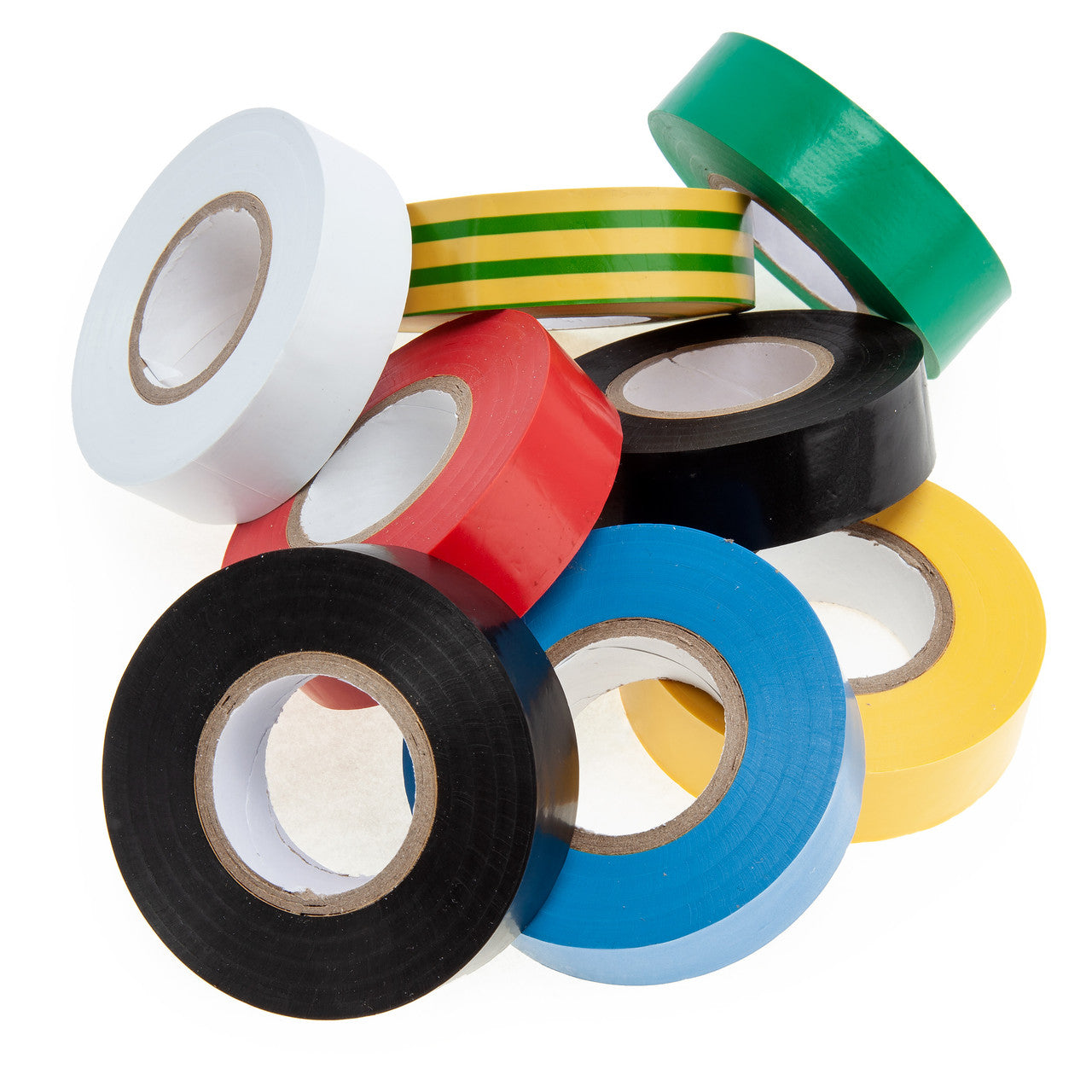 Ultratape Assorted PVC Electrical Insulation Tape 19mm x 20m 8 Pk 00351920ASST8