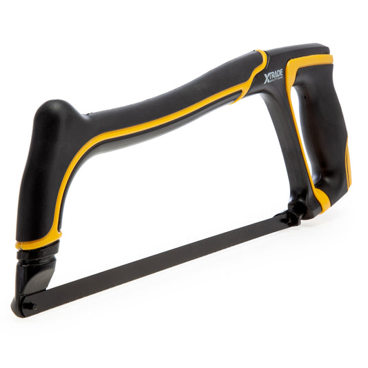 XTrade Pro Heavy Duty Hacksaw 300mm 12"  Solid Frame Soft Grip Handle X0900020