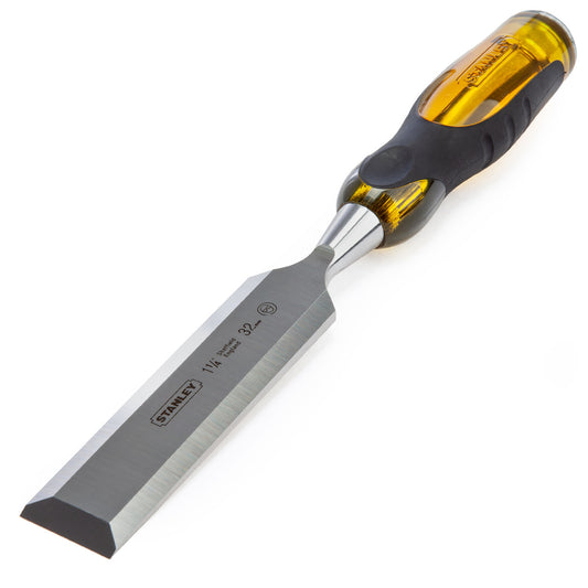 Stanley FatMax Thru Tang Wood Chisel 32mm Soft Grip Handle 0-16-263