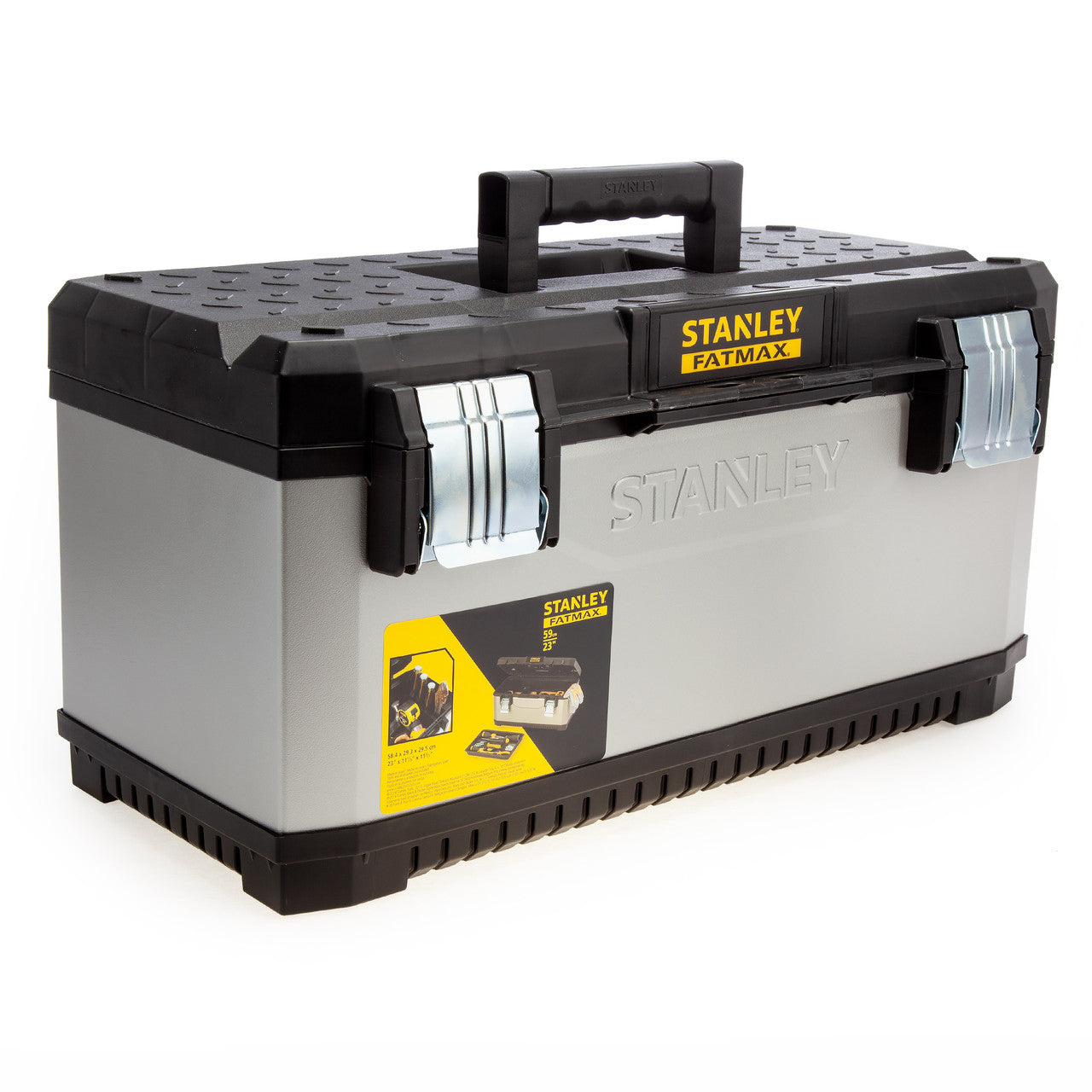 Stanley 1-95-616 FatMax Galvanised Metal/Plastic Tool Box 23"