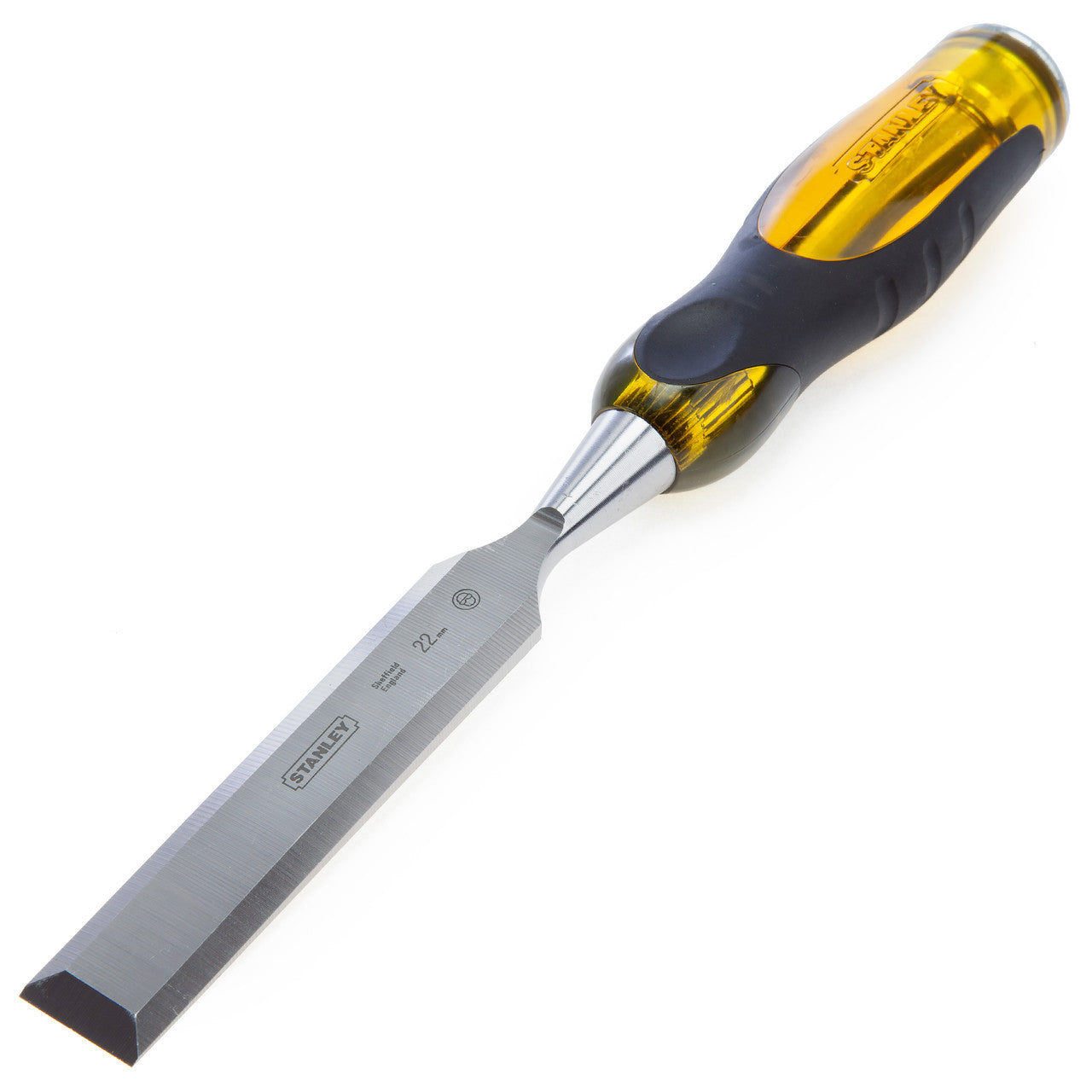 Stanley FatMax Thru Tang Wood Chisel 22mm Soft Grip Handle 0-16-260