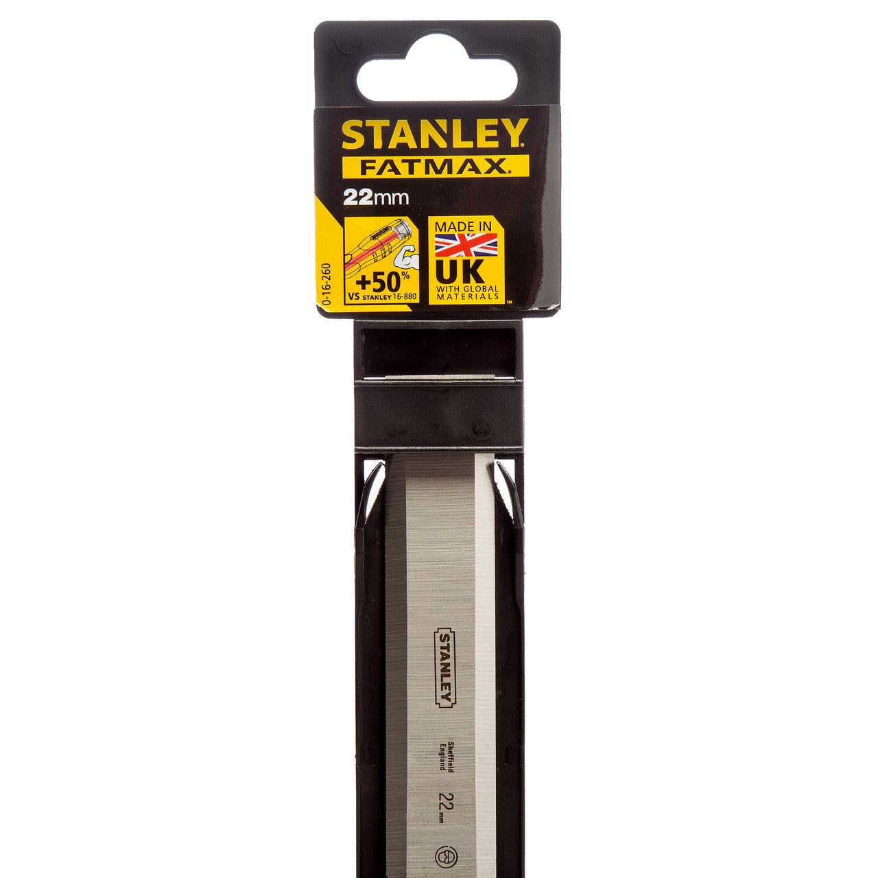 Stanley FatMax Thru Tang Wood Chisel 22mm Soft Grip Handle 0-16-260