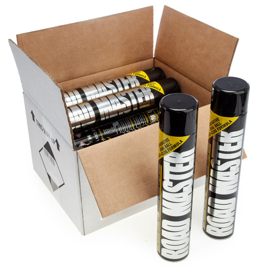 Roadmaster Line Marking Paint in Black 750ml Box of 12 Fast Drying AARO12