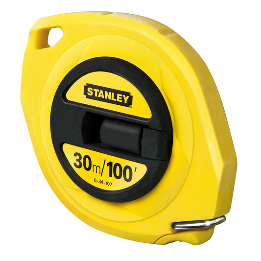 Stanley Metric Imperial Closed Steel Tape Measure 30m 0-34-107