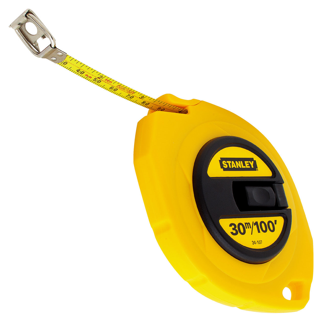 Stanley Metric Imperial Closed Steel Tape Measure 30m 0-34-107