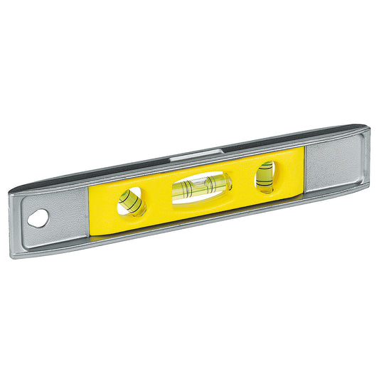 Stanley 230mm 9" Aluminium Magnetic Torpedo Level 3 Vials 0-42-465