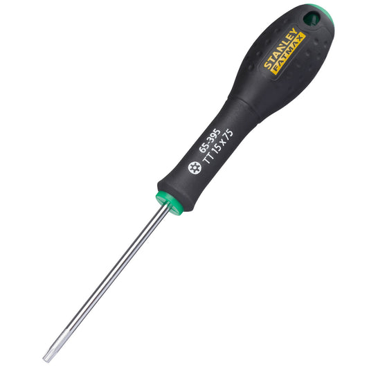 Stanley FatMax Tamperproof Torx Screwdriver TT15 x 75mm Soft Grip 0-65-395