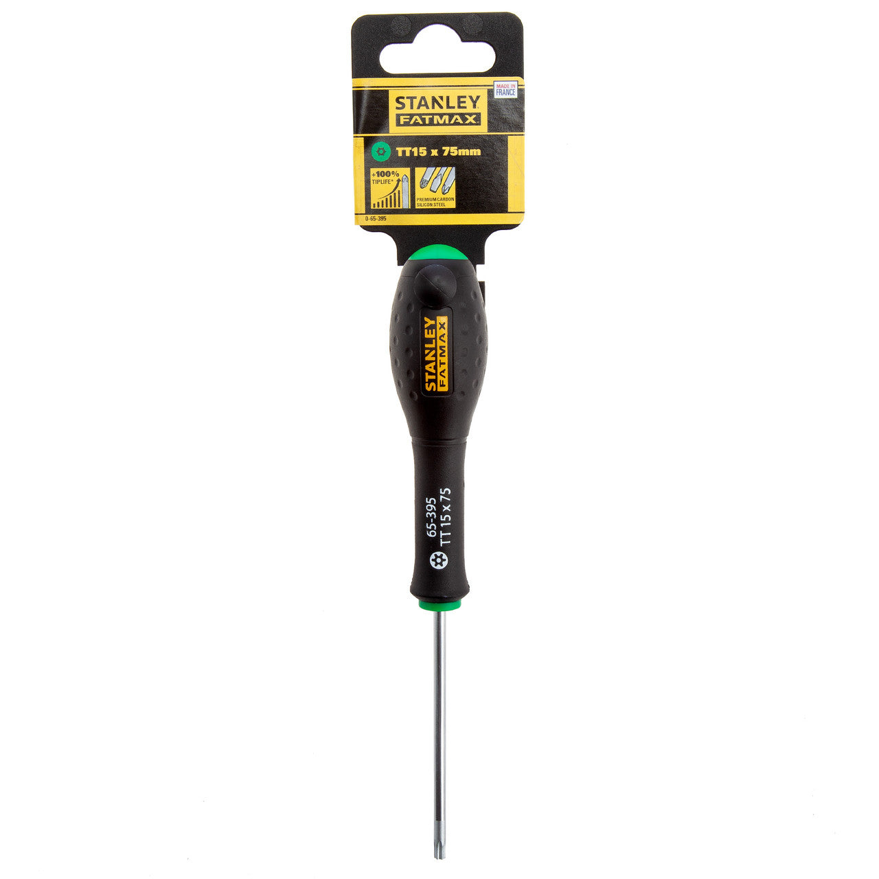 Stanley FatMax Tamperproof Torx Screwdriver TT15 x 75mm Soft Grip 0-65-395