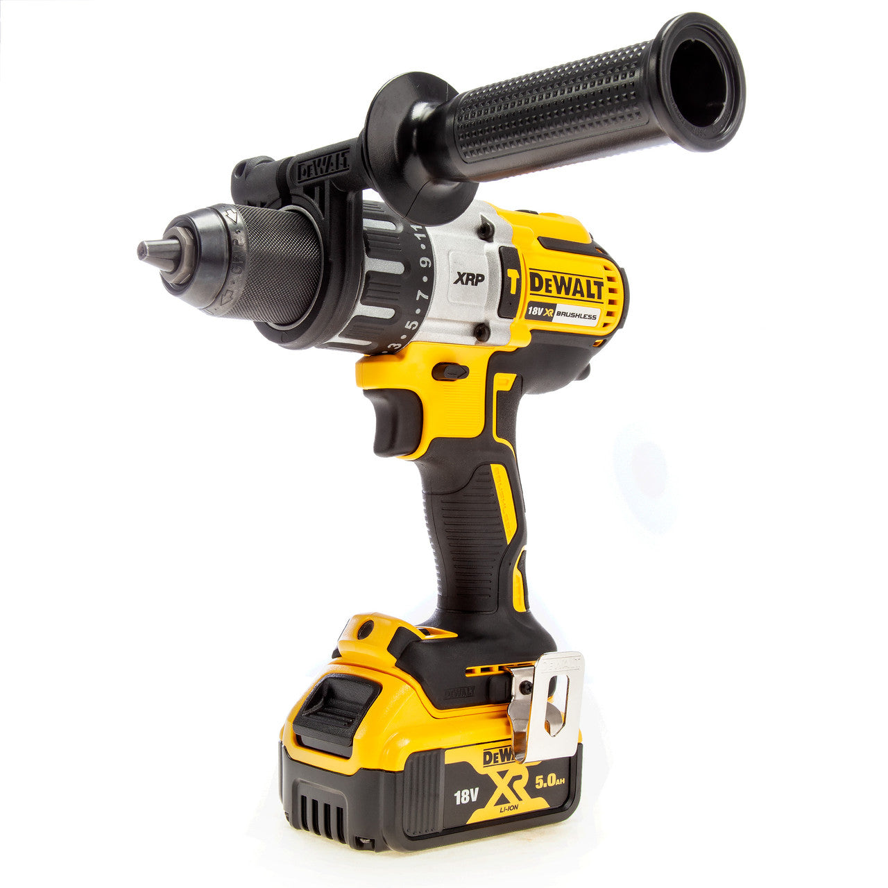 Dewalt DCD996P2 18V XR 3-Speed Brushless Combi Drill (2 x 5.0Ah Batteries) in TStak Case