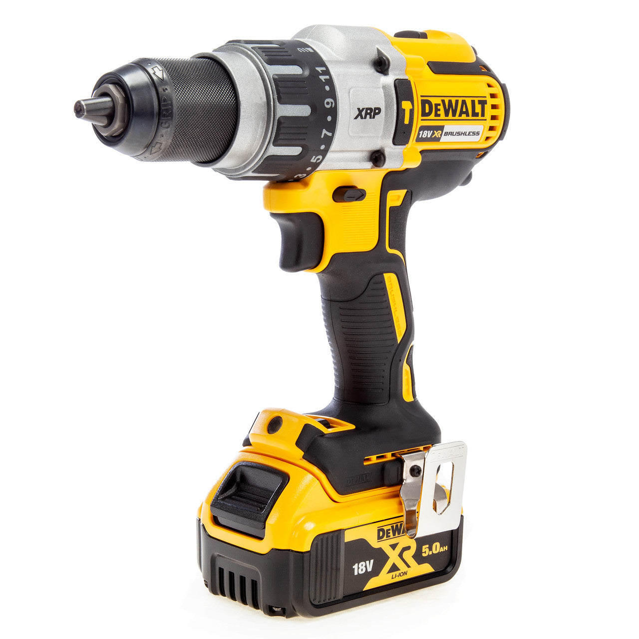Dewalt DCD996P2 18V XR 3-Speed Brushless Combi Drill (2 x 5.0Ah Batteries) in TStak Case