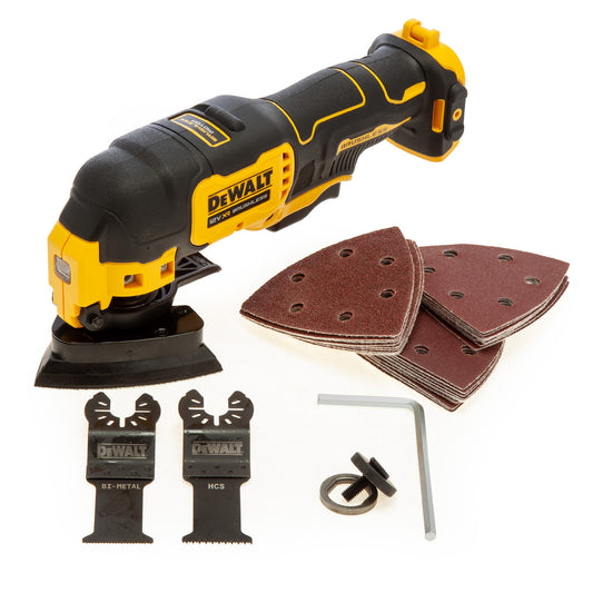 Dewalt 12V XR Oscillating Multi Tool with 28 Accessories Body Only DCS353N