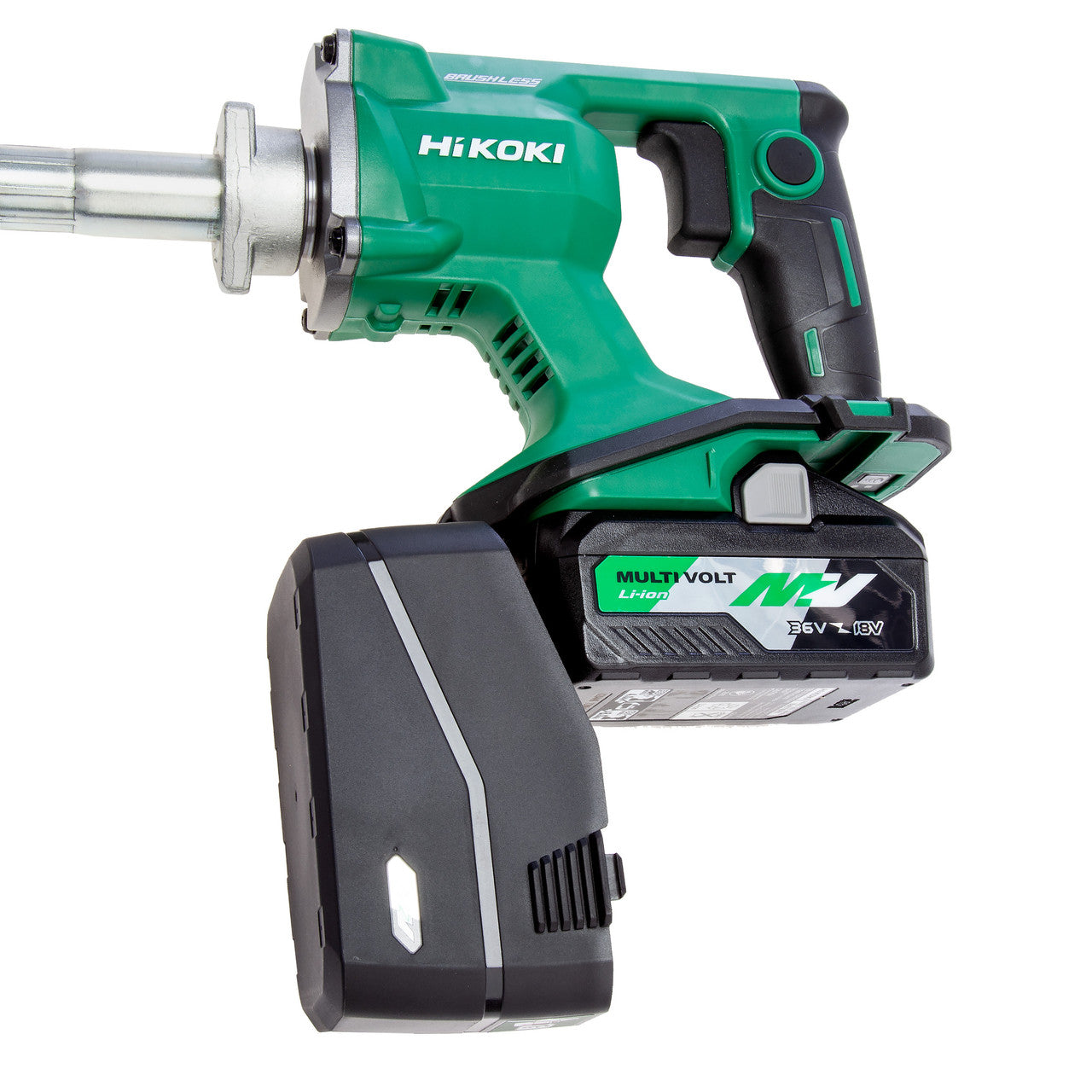 HiKOKI 36V Brushless Vibrator 1 x Multi-Volt Battery 2 Speed UV3628DAJYZ