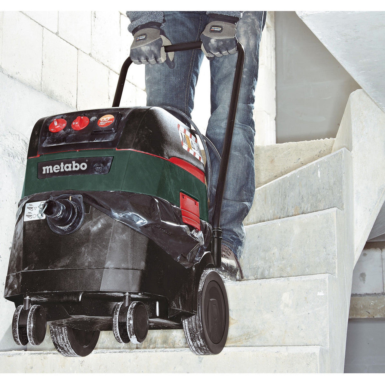 Metabo ASR 35 M ACP All-Purpose Vacuum Cleaner 1400W with Measurement of Pressure Differentials (110V)