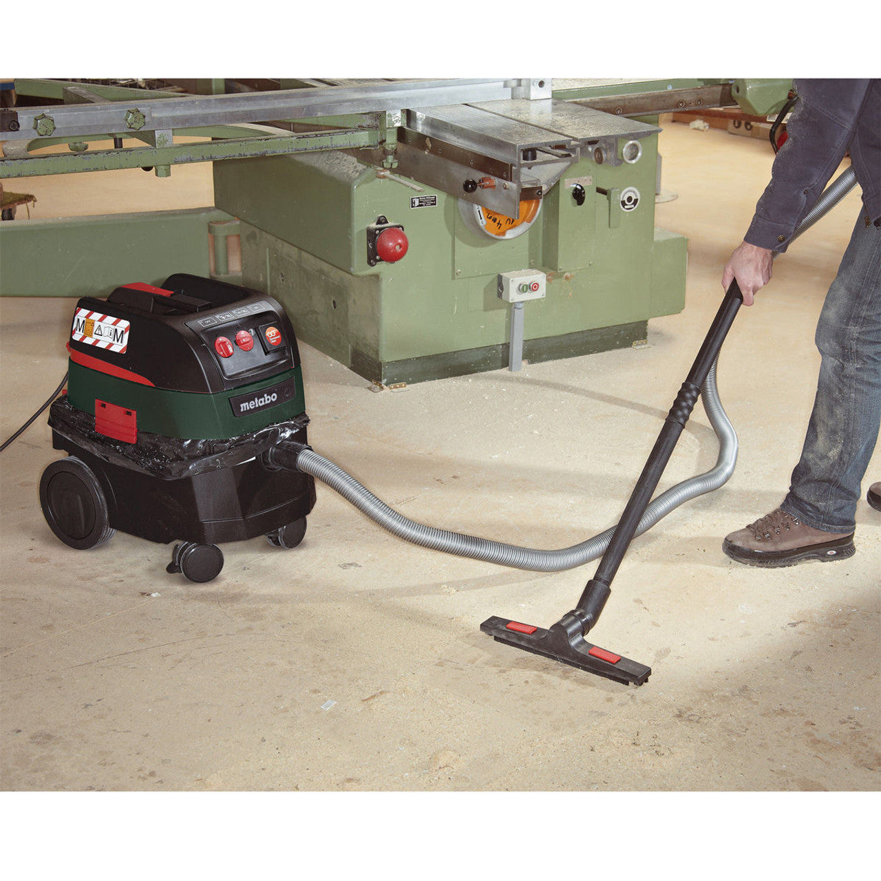 Metabo ASR 35 M ACP All-Purpose Vacuum Cleaner 1400W with Measurement of Pressure Differentials (110V)