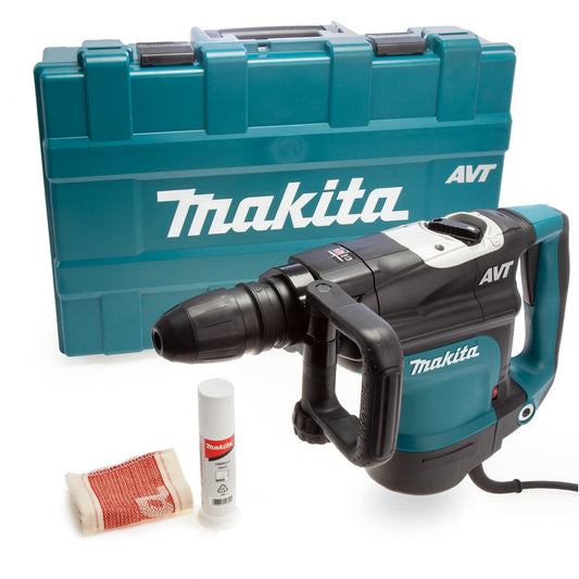 Makita SDS Max Rotary Demolition Hammer Drill with AVT 110V Side Handles HR4511C