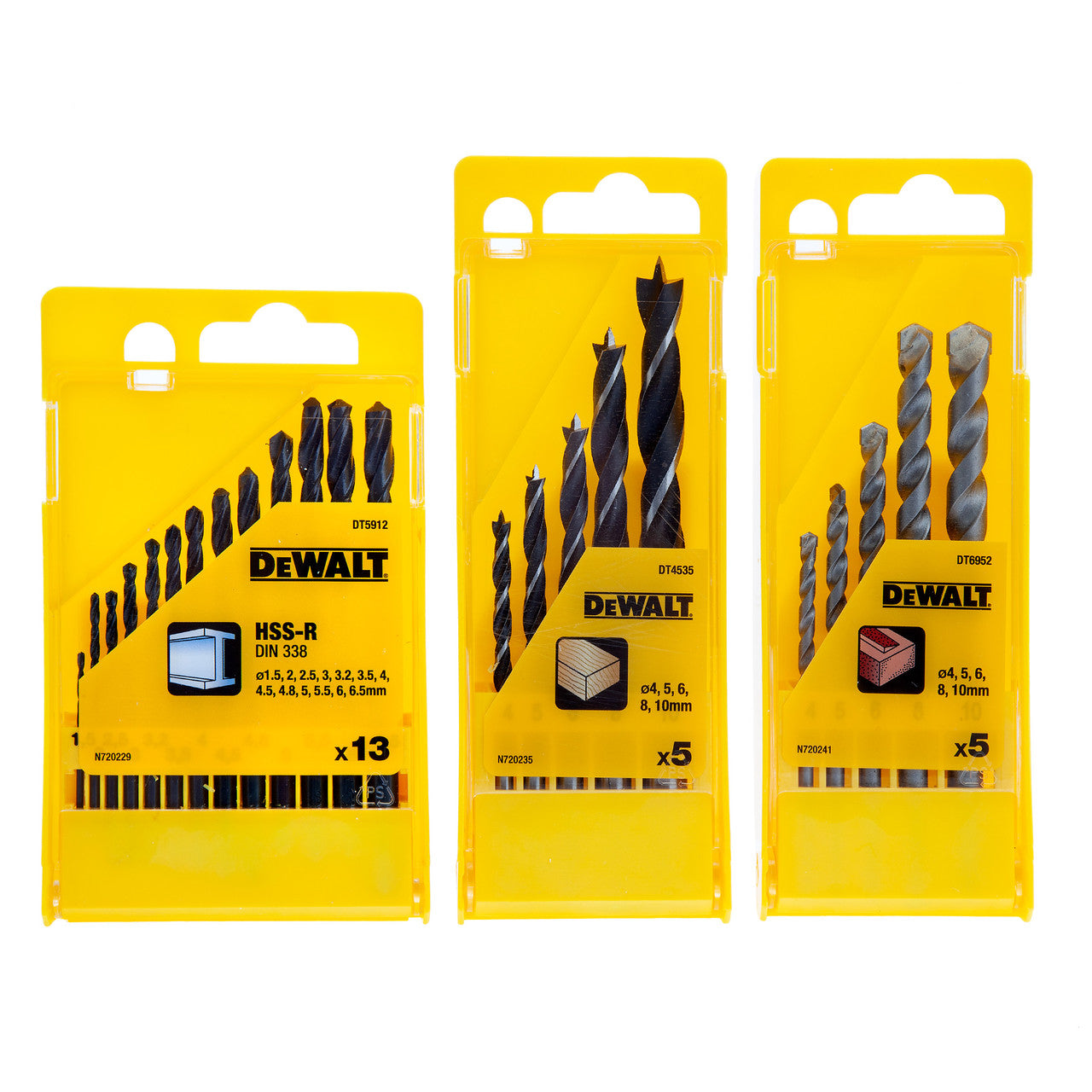 Dewalt DT71582 Drilling Set - 3 Packs in a Bag (23 Piece)