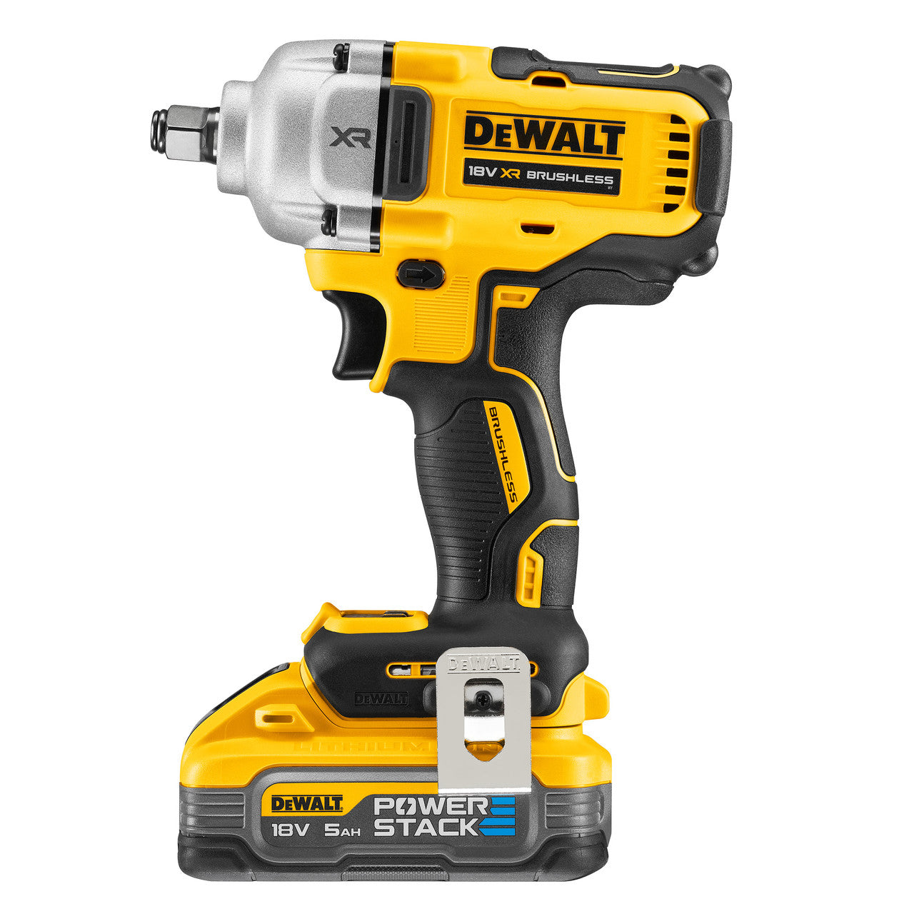 Dewalt DCF891H2T 18V XR Brushless 1/2" Hog Ring Impact Wrench (2 x Powerstack Batteries)