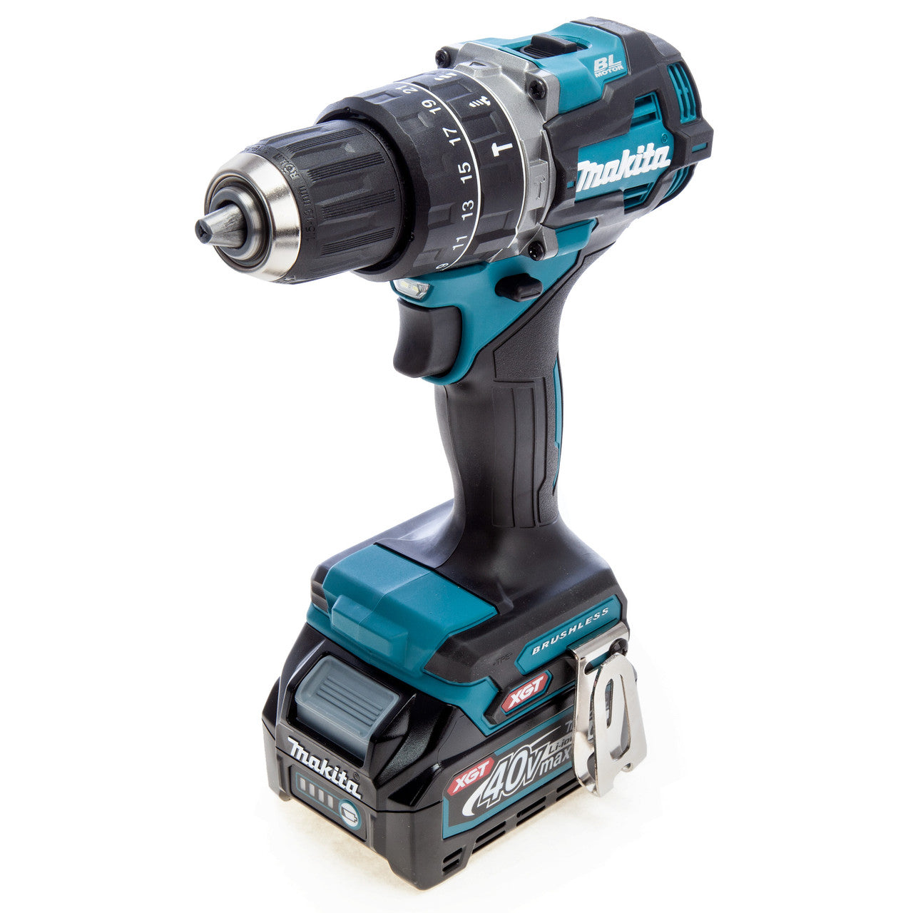 Makita HP002GA202 40Vmax XGT Combi Drill (2 x 2.0Ah Batteries)
