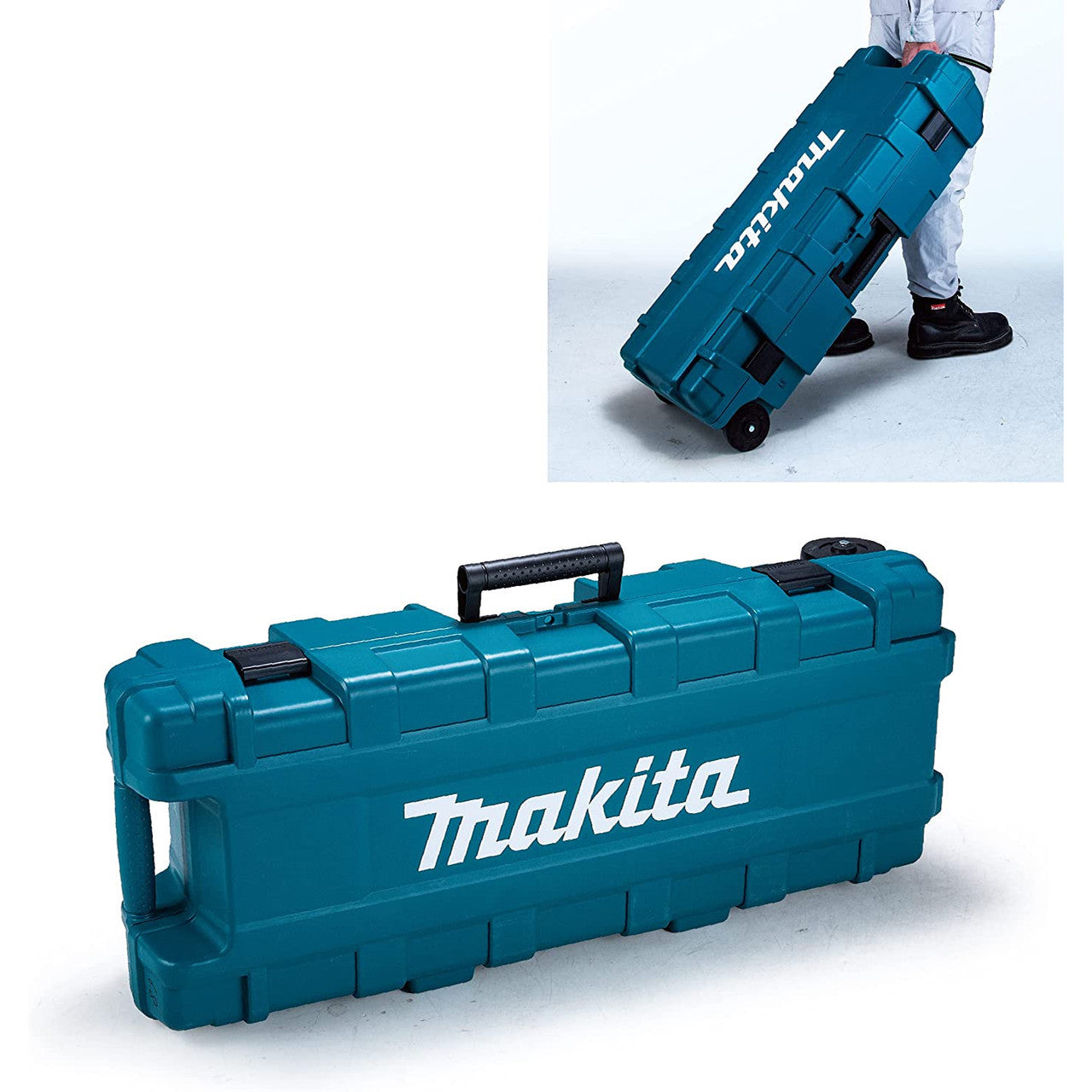 Makita 30mm Hex Demolition Hammer with AVT 110V Soft Start Side Handle HM1317C