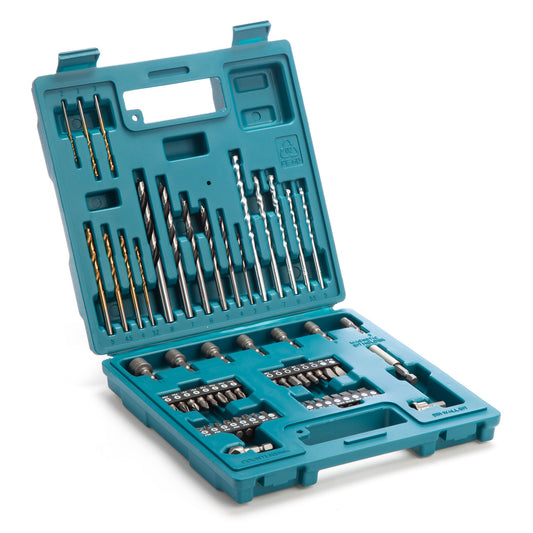 Makita Drill & Screwdriver Bit Set 60 Piece Wood Metal Masonry E-11829