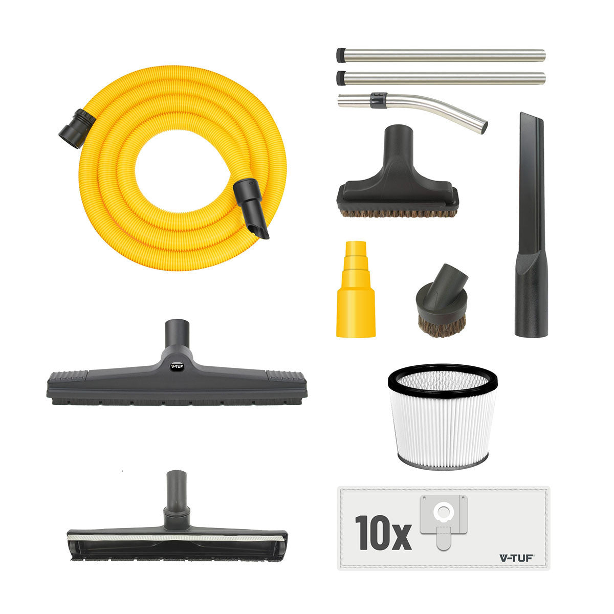 V-TUF MIGHTY M-Class Wet & Dry Dust Extractor 21L 240V Health & Safety Version
