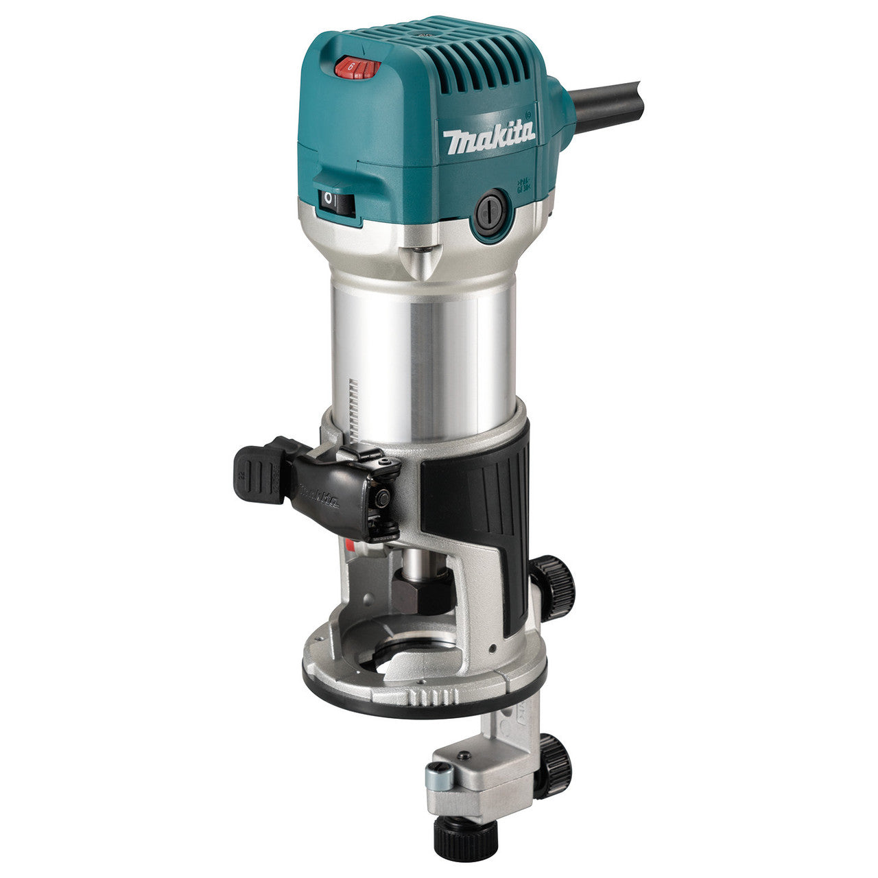 Makita RT0702CX4 1/4" Router/Trimmer with Trimmer Base & Straight Guide (240V)