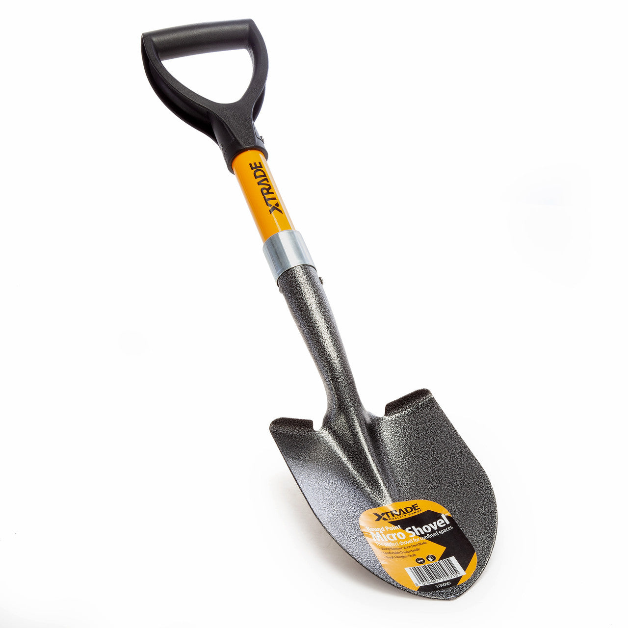 XTrade Round Point Micro Shovel Length 670mm Steel Blade X1300001