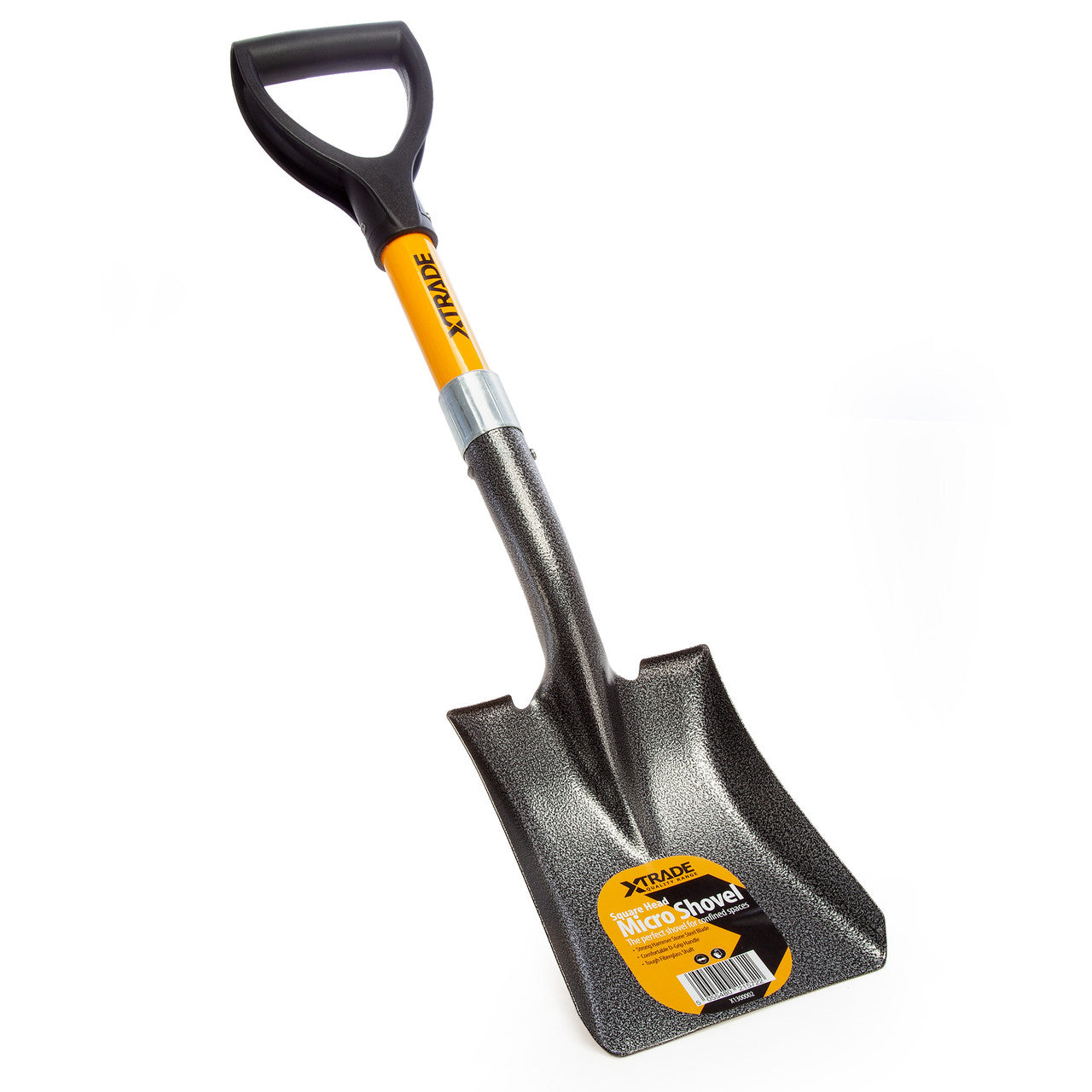 XTrade Square Head Micro Shovel Length 670mm Steel Blade X1300002