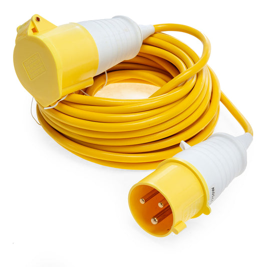 Connexion Extension Lead Cable 2.5mm 32A Plug And Coupler 14 Metres 110V 10829