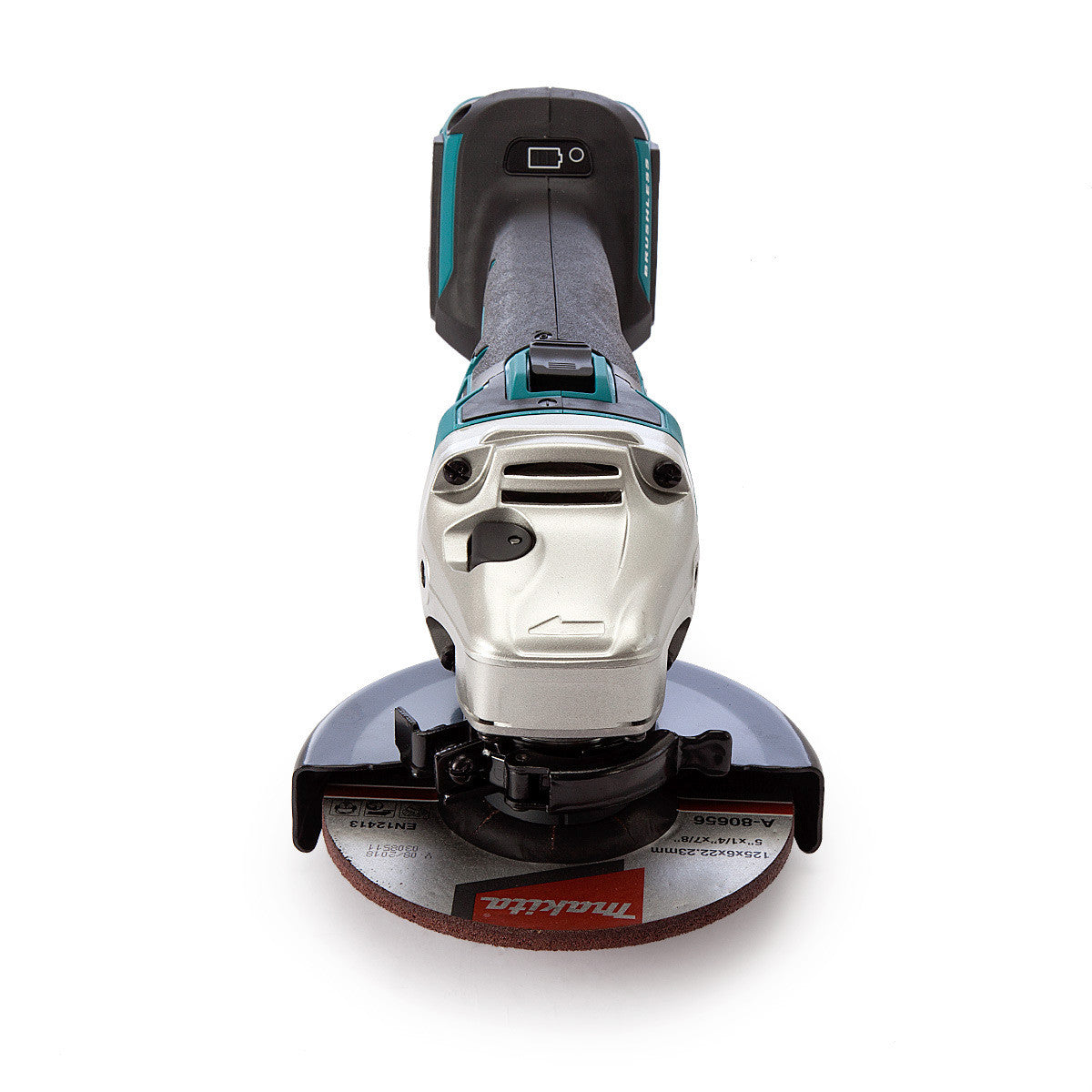 Makita 18V LXT Brushless Angle Grinder 125mm Body Only Side Handle DGA504Z
