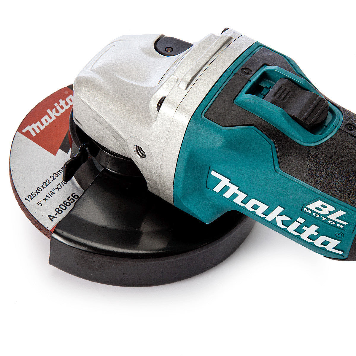 Makita 18V LXT Brushless Angle Grinder 125mm Body Only Side Handle DGA504Z