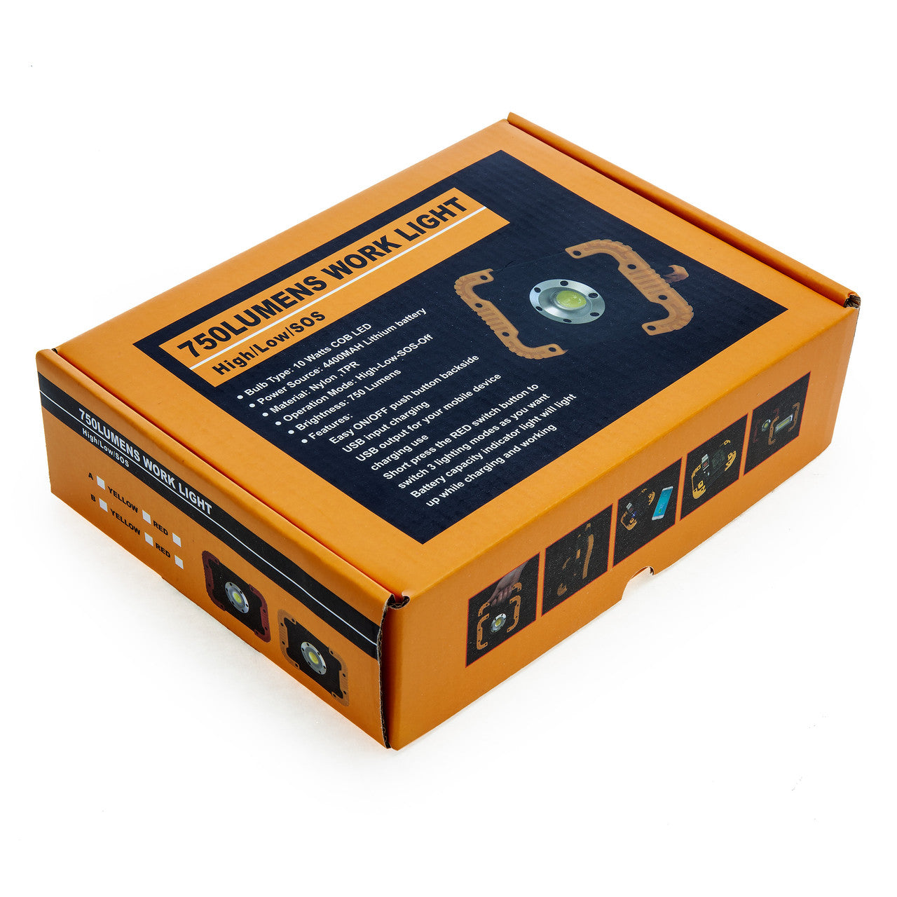 Connexion 6666 Rechargeable LED COB Work Light 10W 750 lumens
