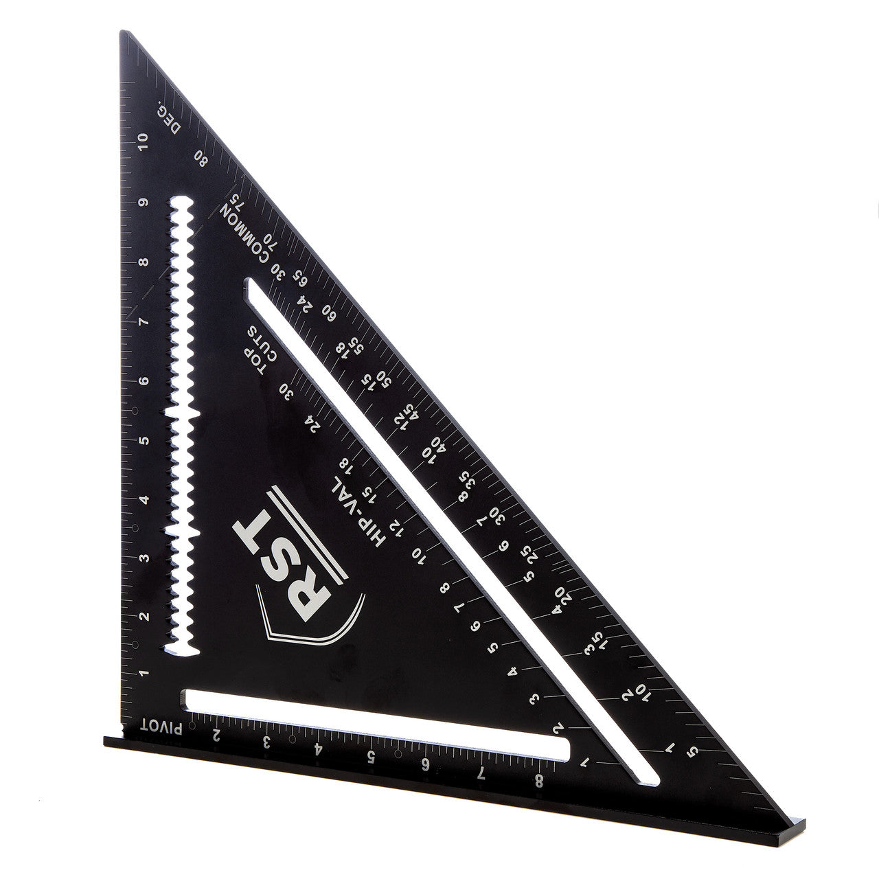 RST Aluminium Black Rafter Square 12" Imperial Laser Etched RSTRAS12