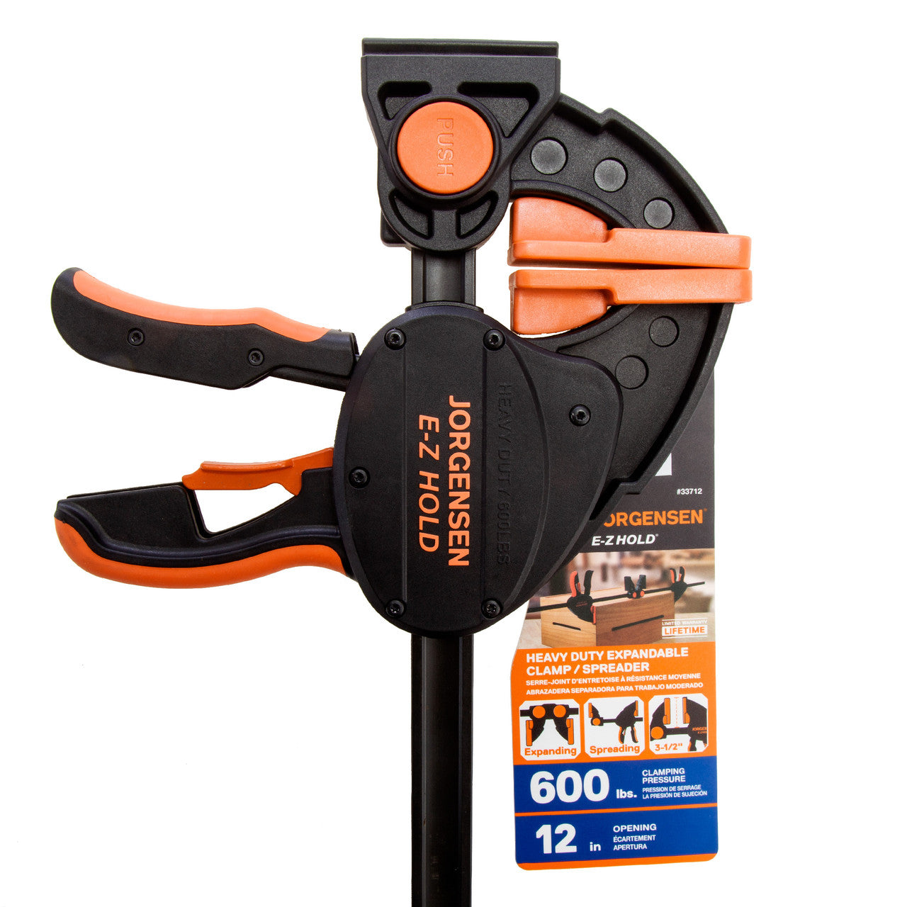 Pony Jorgensen 33712 E-Z Hold Heavy-Duty Spreader Expandable Clamp 12in
