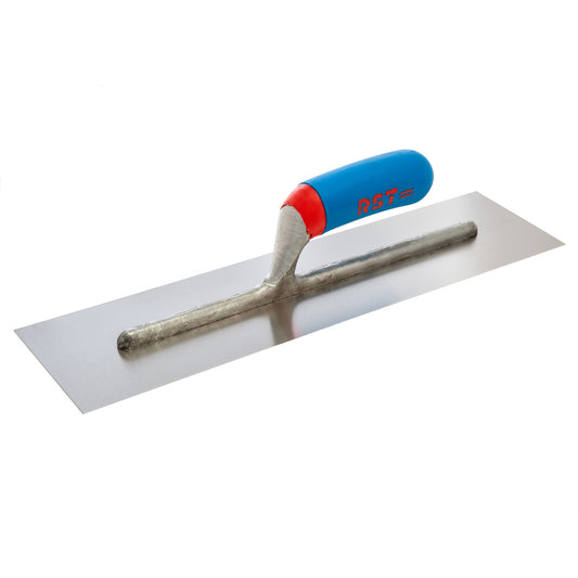 RST Stainless Steel Finishing Trowel With Soft Touch Handle 16 x 4in RTR16SSD