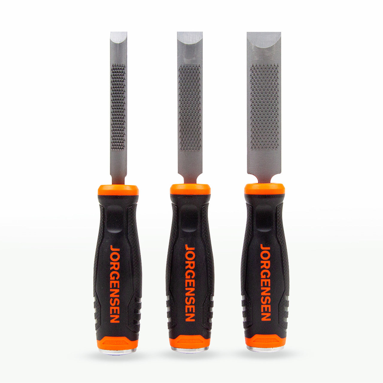 Pony Jorgensen Combination Wood Chisel Rasp Set 3 Pc 1/2" 3/4" 1" Blades 70580