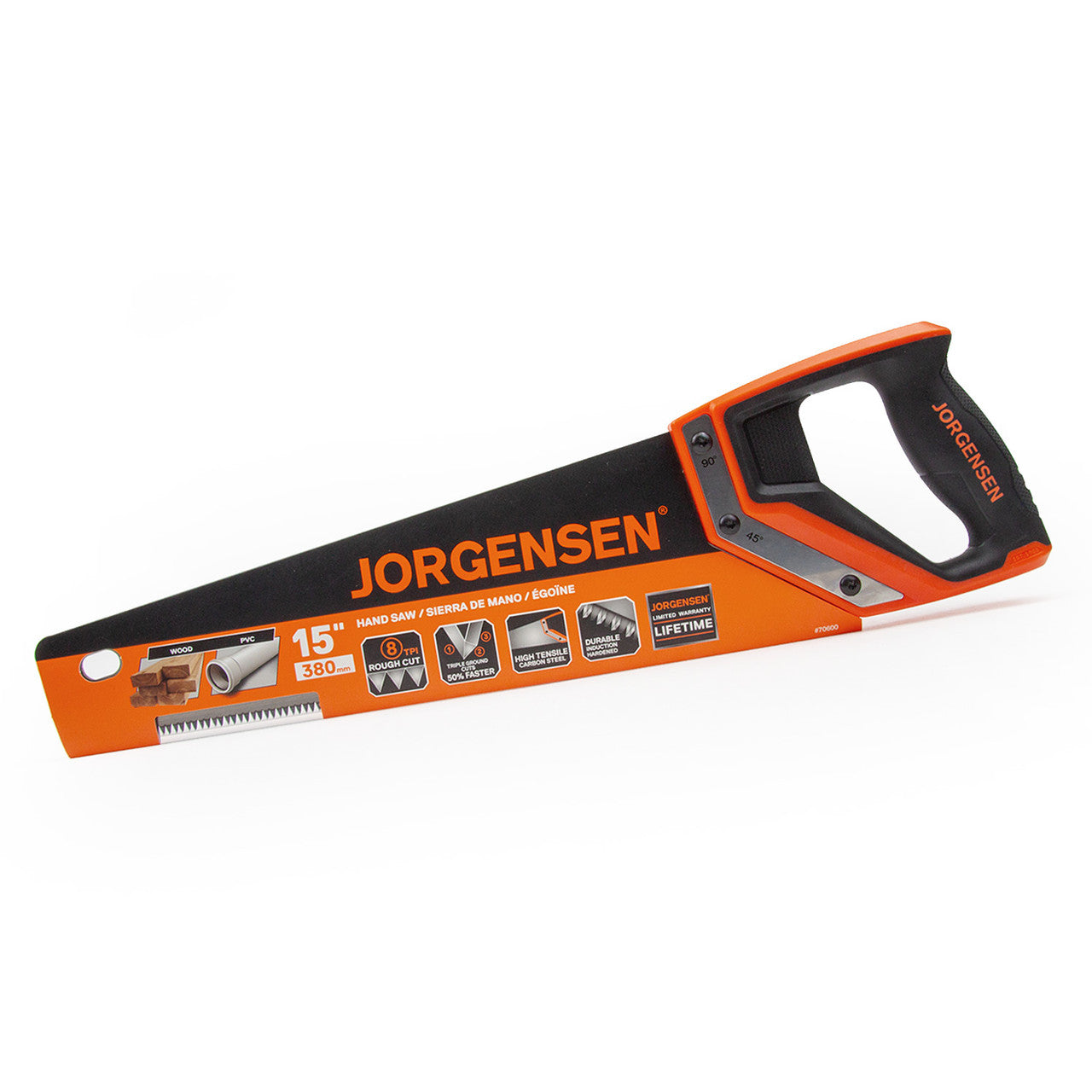 Pony Jorgensen Coarse Hand Saw Blade 380mm 15"  8 teeth per inch 70600